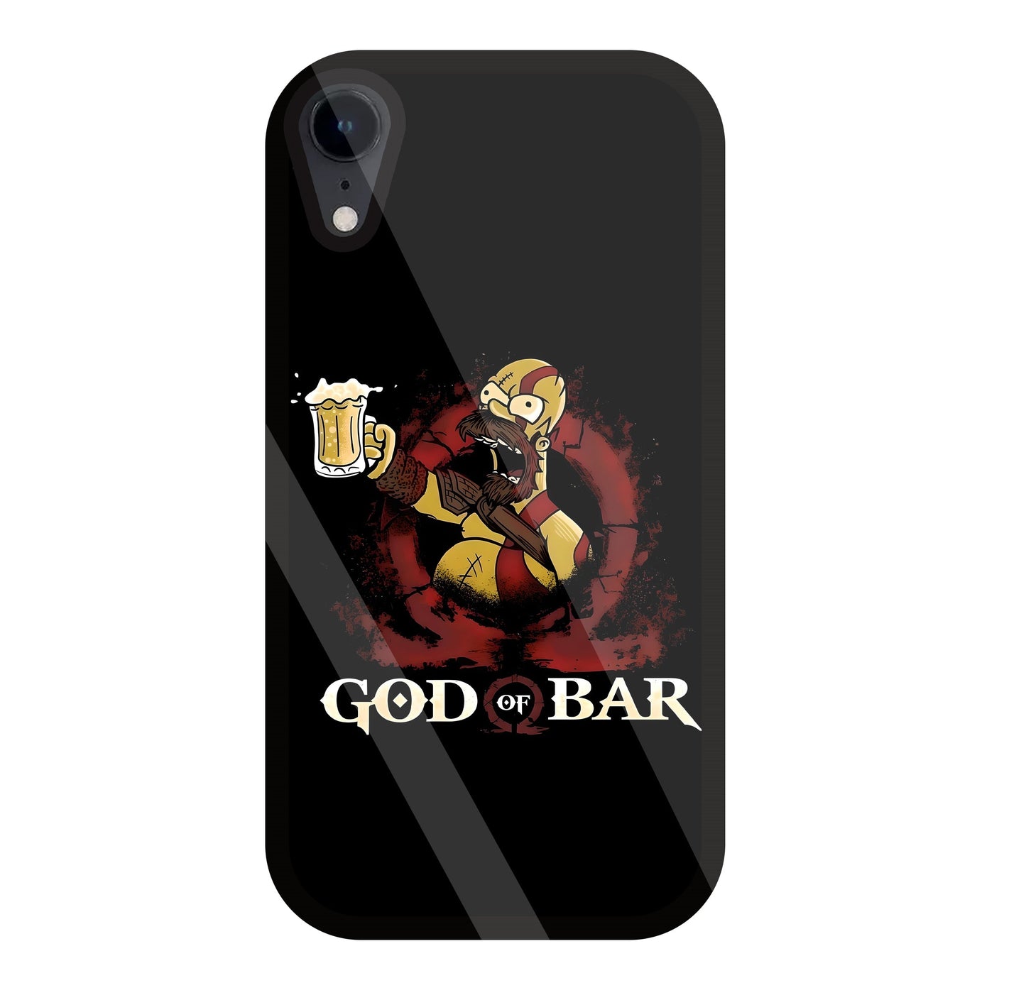 God Of Bar Glass Case For Apple iPhone Xr