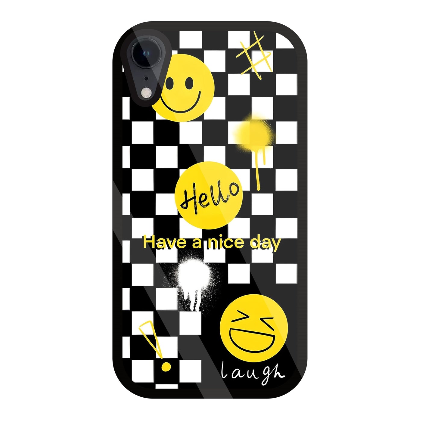Have A Nice Day Glass Case For Apple iPhone Xr