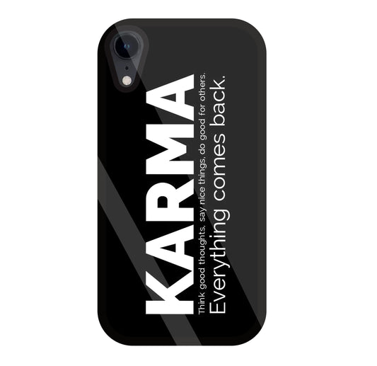 Karma Glass Case For Apple iPhone Xr