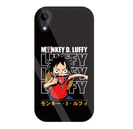 Monkey D Glass Case For Apple iPhone Xr