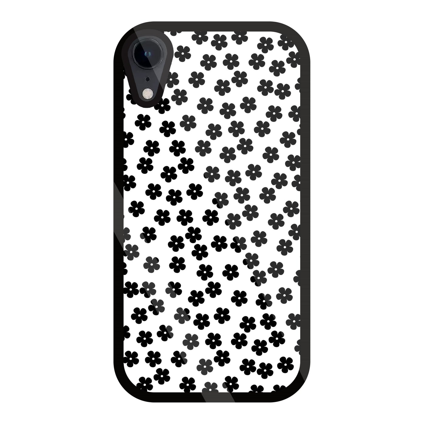 Multiple Daisy flowers Glass Case For Apple iPhone Xr