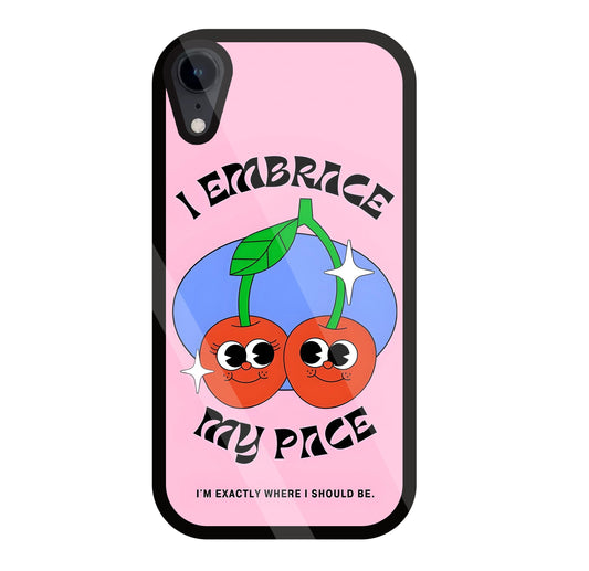 My Pace Glass Case For Apple iPhone Xr