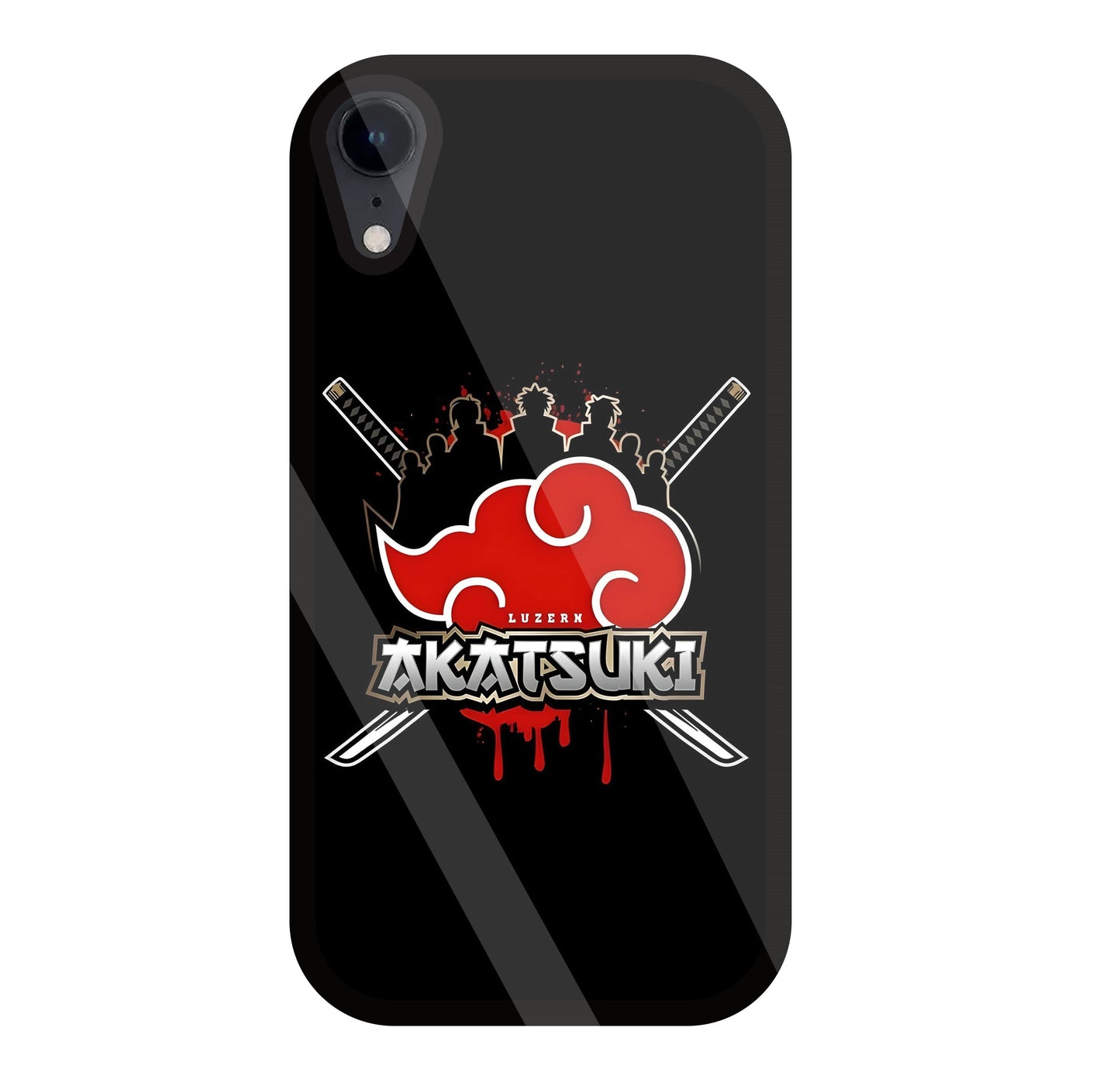 Naruto - Akatsuki Glass Case For Apple iPhone Xr