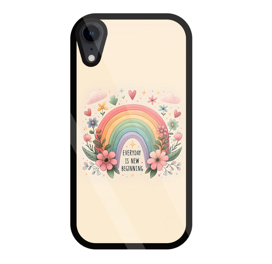 New Beginning Glass Case For Apple iPhone Xr