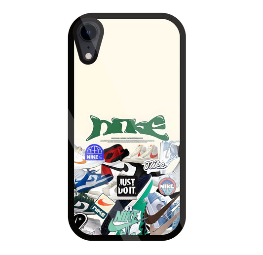 Nike Shoes Glass Case For Apple iPhone Xr