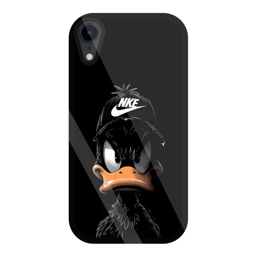 Nike Toon Duck Glass Case For Apple iPhone Xr