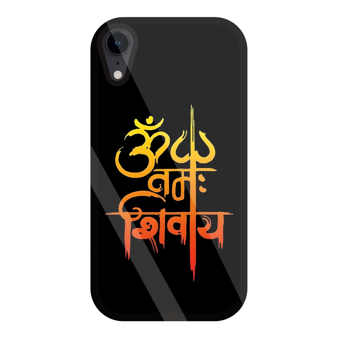 Om Namah Shivaye Glass Case For Apple iPhone Xr