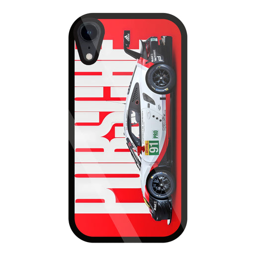 Porschse Glass Case For Apple iPhone Xr
