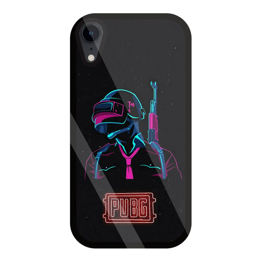 Pubg Glass Case For Apple iPhone Xr