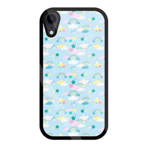 Small Rainbows Glass Case For Apple iPhone Xr