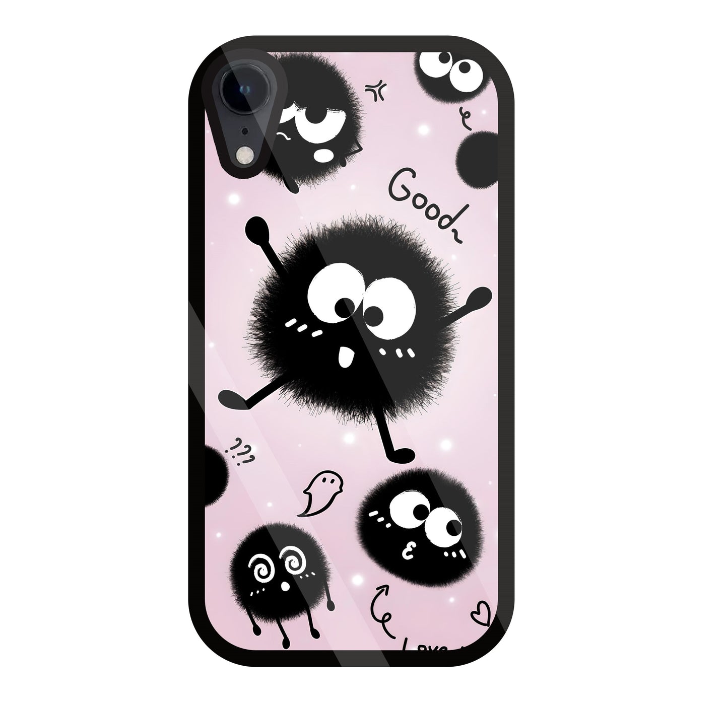 Soot Spirit Glass Case For Apple iPhone Xr