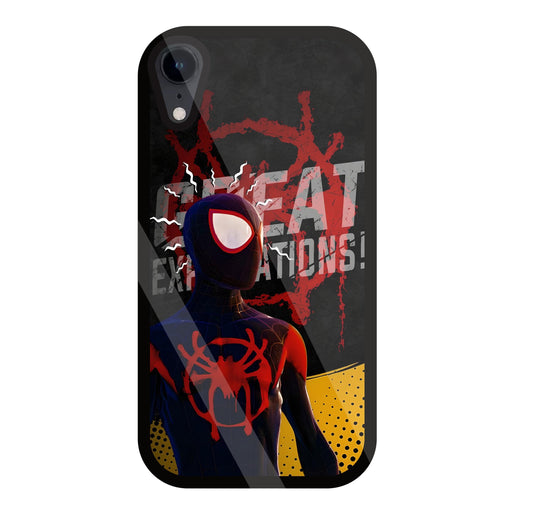 Spidy Sense Glass Case For Apple iPhone Xr