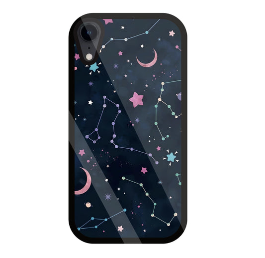 Symbol Of Stars Glass Case For Apple iPhone Xr