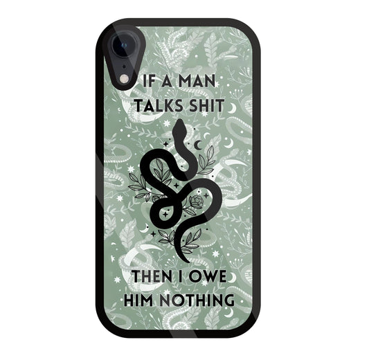 Talk Shit Glass Case For Apple iPhone Xr