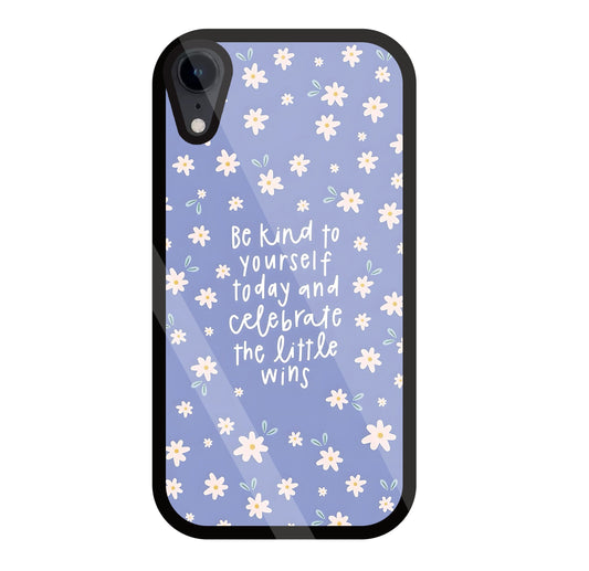 The Little Wine Flower Glass Case For Apple iPhone Xr