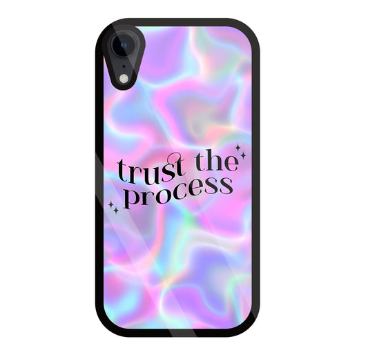 Trust the Process Glass Case For Apple iPhone Xr