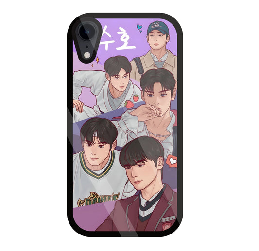 Ture Beauty K Drama Glass Case For Apple iPhone Xr
