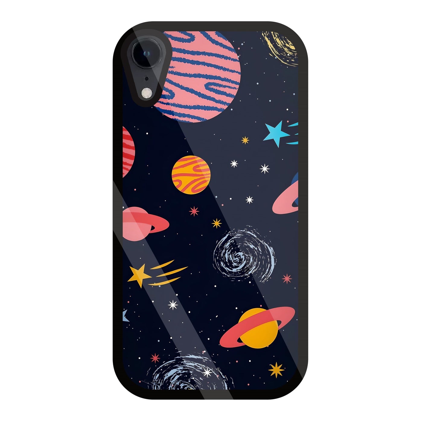 Universe In Space Glass Case For Apple iPhone Xr