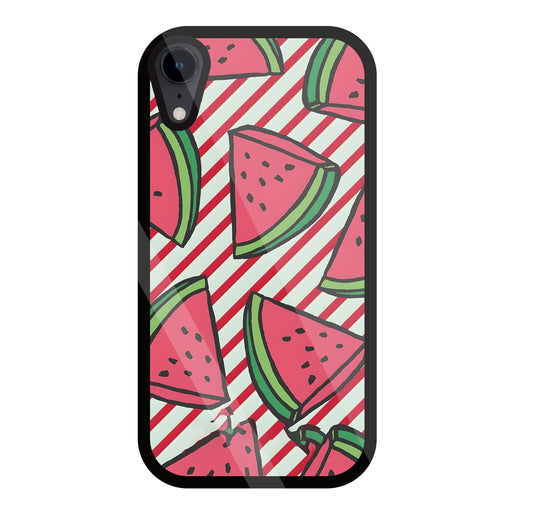Watermelon Glass Case For Apple iPhone Xr