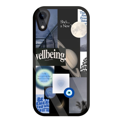 WellBeing Glass Case For Apple iPhone Xr