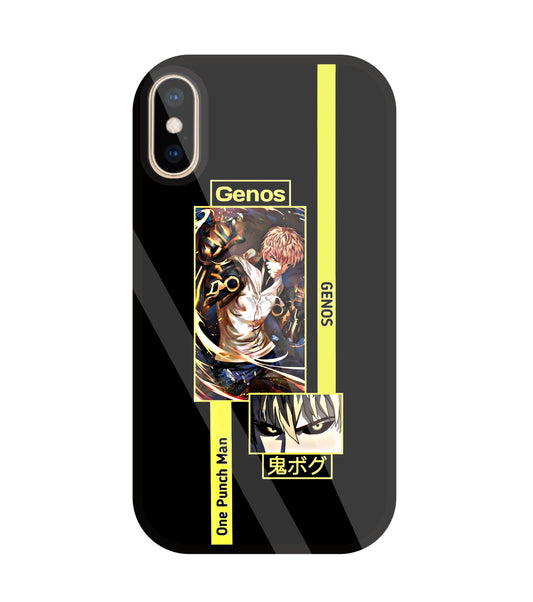 Genos Attack on Titan Glass Case For Apple iPhone Xs