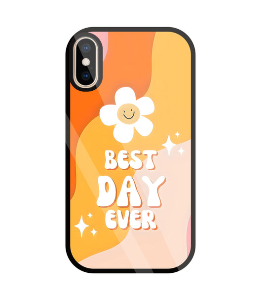 Best Day Ever Glass Case For Apple iPhone Xs
