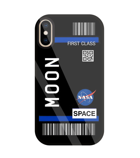 First Class Nasa Glass Case For Apple iPhone Xs