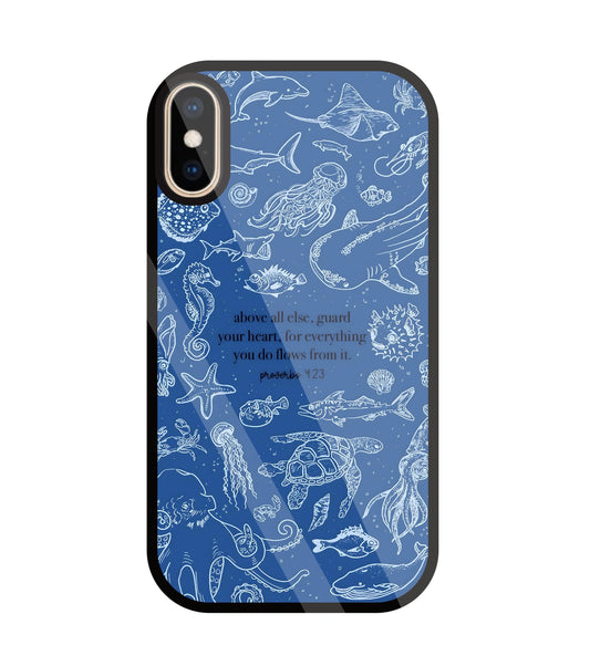 For Everything Glass Case For Apple iPhone Xs