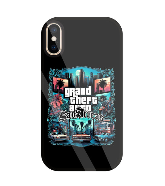 GTA Sanareas Glass Case For Apple iPhone Xs