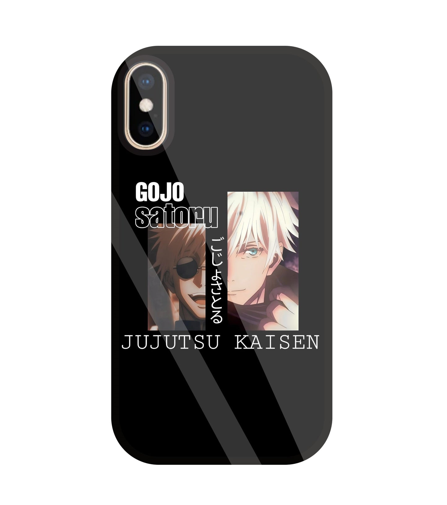 Gojo And Kaisen Glass Case For Apple iPhone Xs