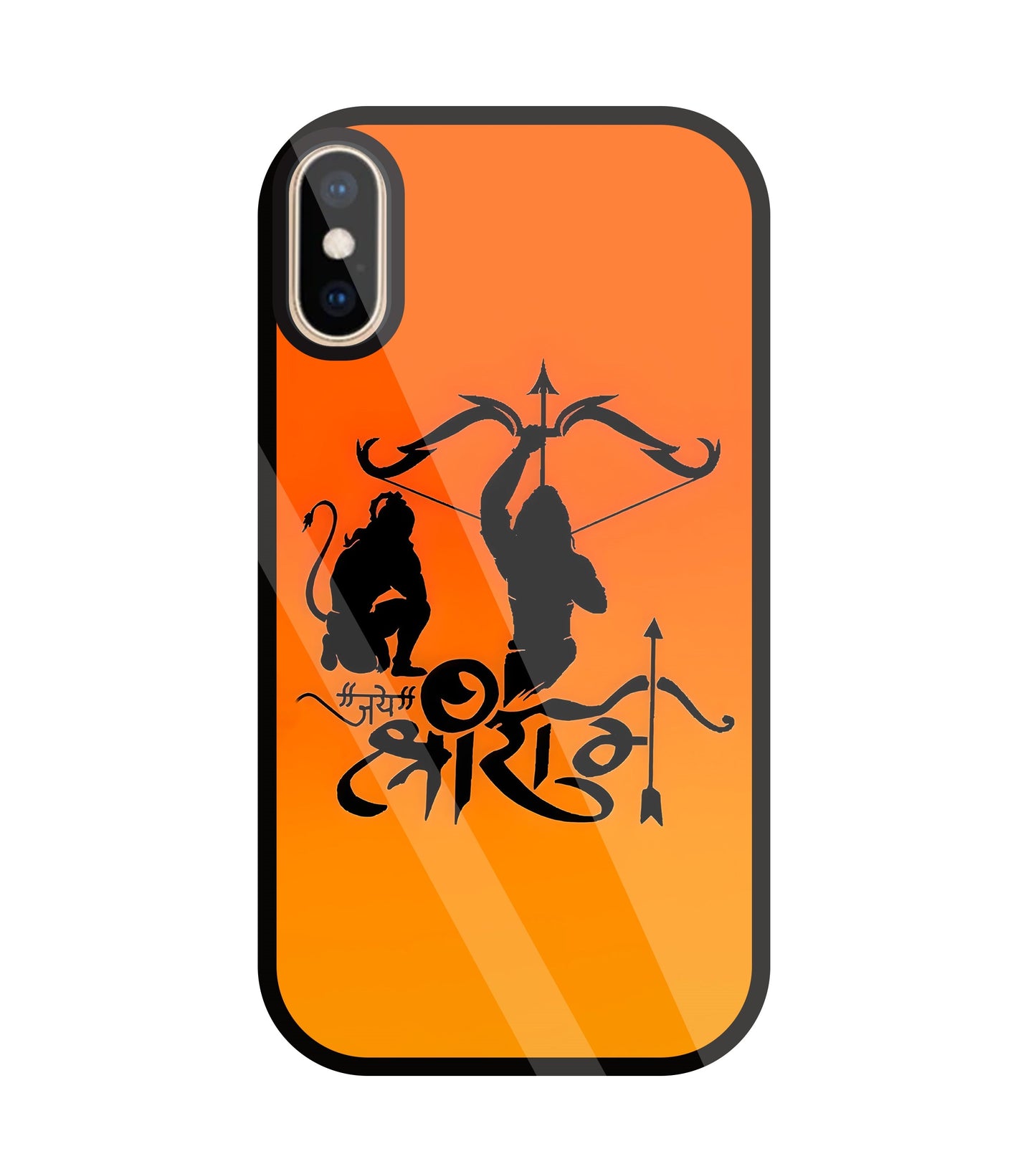 Jai Shri Ram Glass Case For Apple iPhone Xs