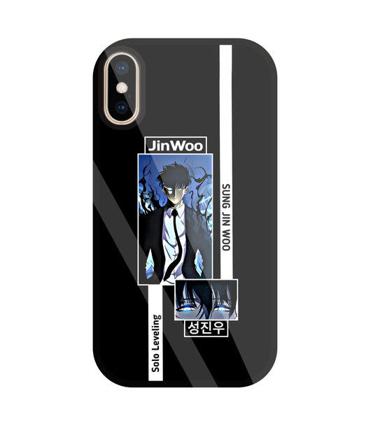 Jin Woo Sung Anime Glass Case For Apple iPhone Xs