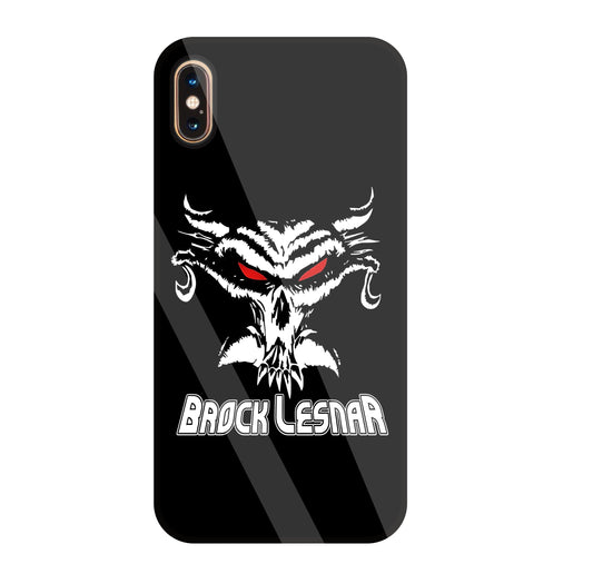 Brock Lesnar WWE Glass Case For Apple iPhone Xs Max