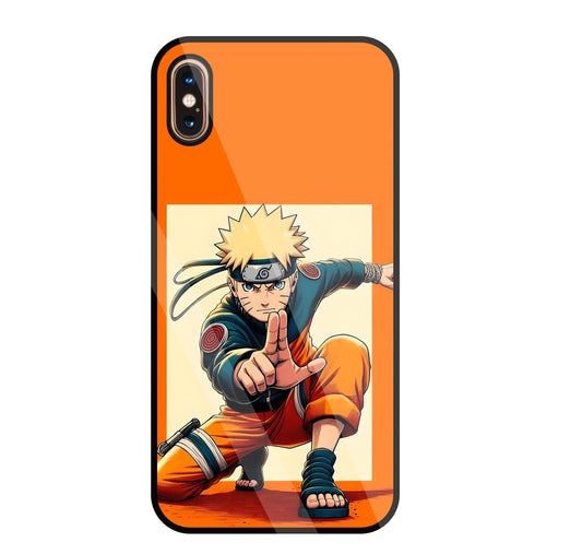 Cute Naruto Glass Case For Apple iPhone Xs Max