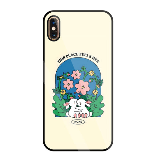 Feels Like Home Glass Case For Apple iPhone Xs Max