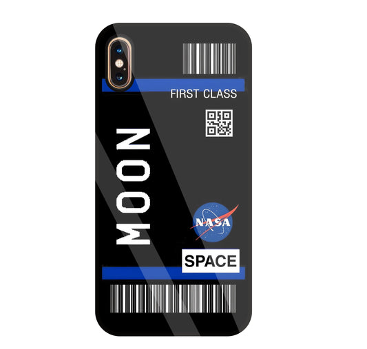 First Class Nasa Glass Case For Apple iPhone Xs Max