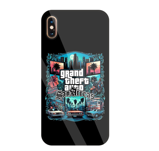 GTA Sanareas Glass Case For Apple iPhone Xs Max