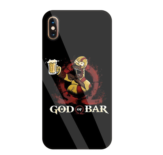 God Of Bar Glass Case For Apple iPhone Xs Max