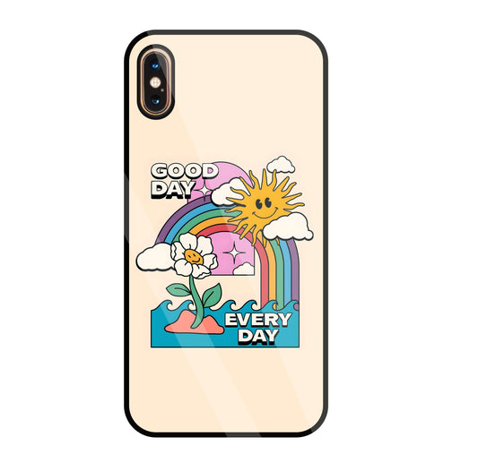 Good Day Every Day Glass Case For Apple iPhone Xs Max