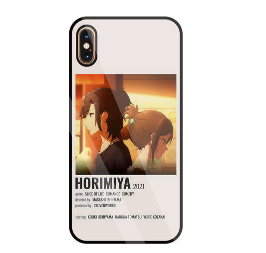 Horimiya Glass Case For Apple iPhone Xs Max