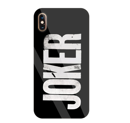 Joker Glass Case For Apple iPhone Xs Max