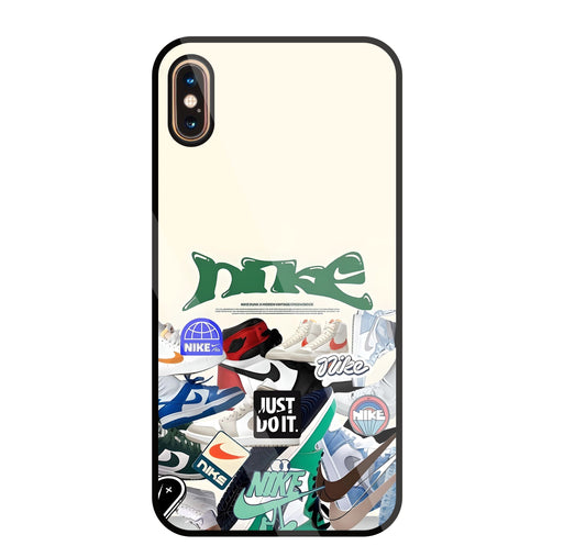 Nike Shoes Glass Case For Apple iPhone Xs Max