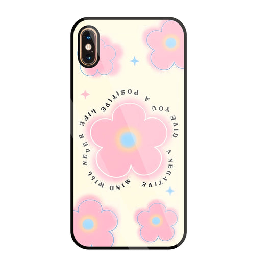 Positive Life Glass Case For Apple iPhone Xs Max