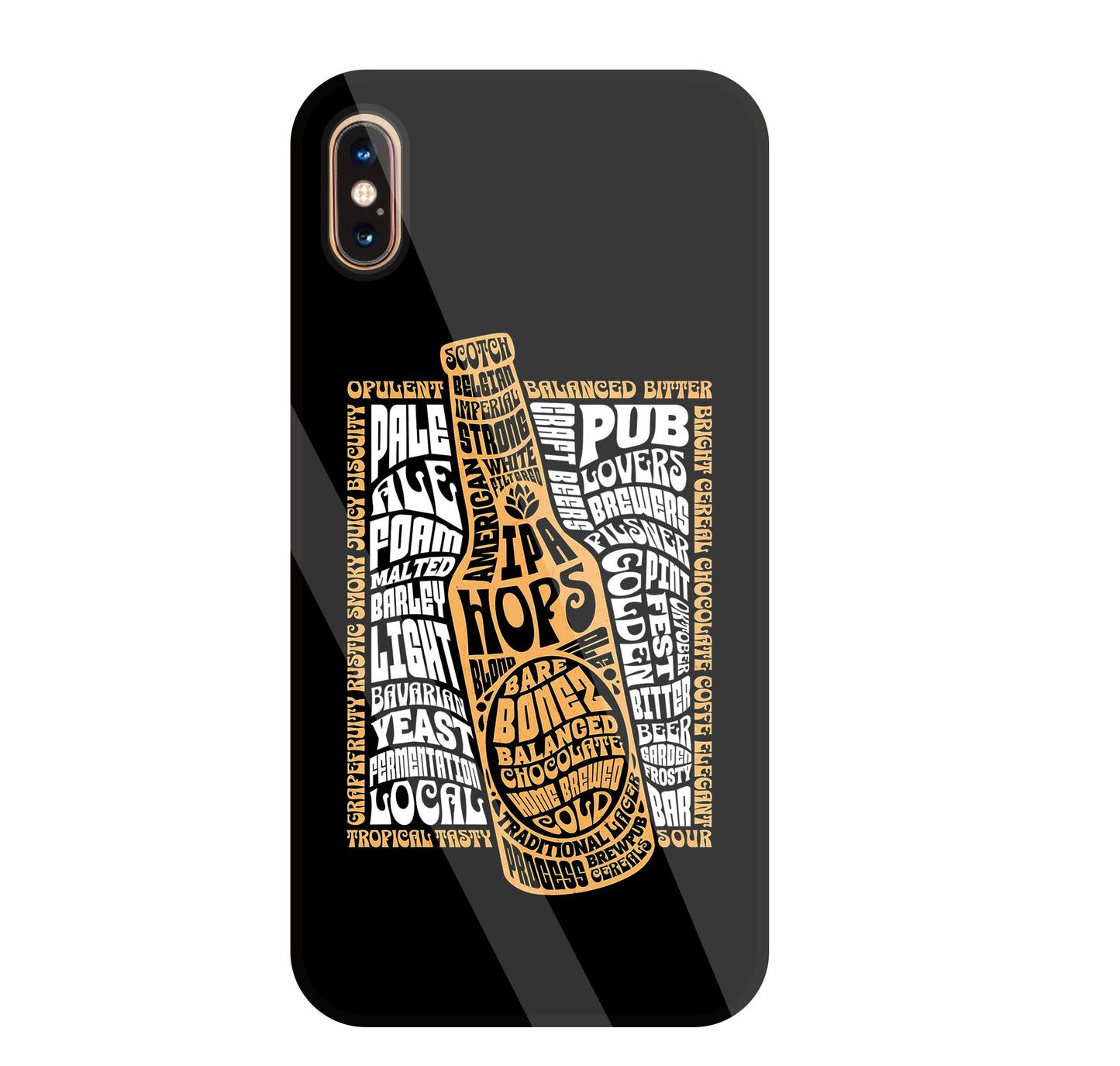 Pub Lover Glass Case For Apple iPhone Xs Max