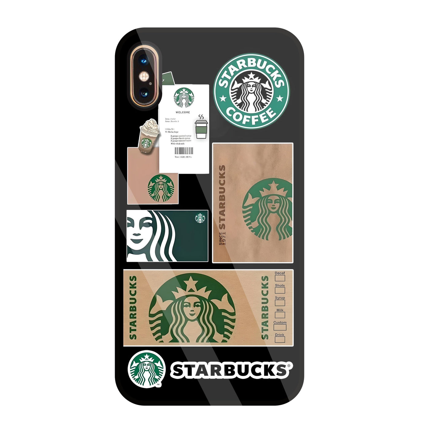 Starbucks 1971 Glass Case For Apple iPhone Xs Max