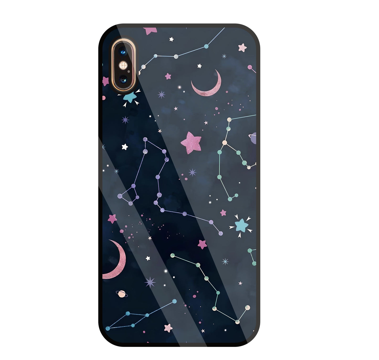Symbol Of Stars Glass Case For Apple iPhone Xs Max
