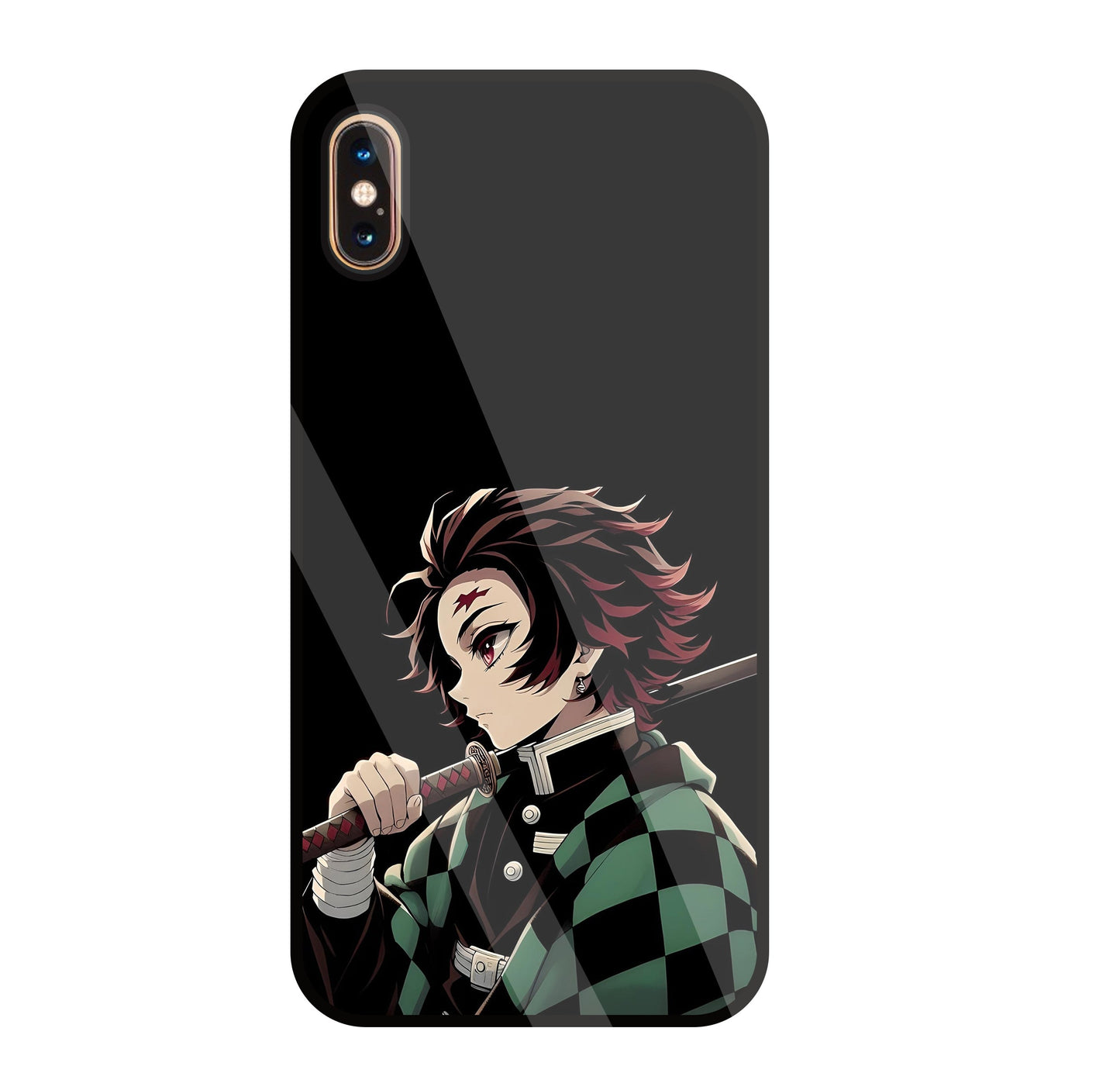 Tanjiro Kamado Glass Case For Apple iPhone Xs Max