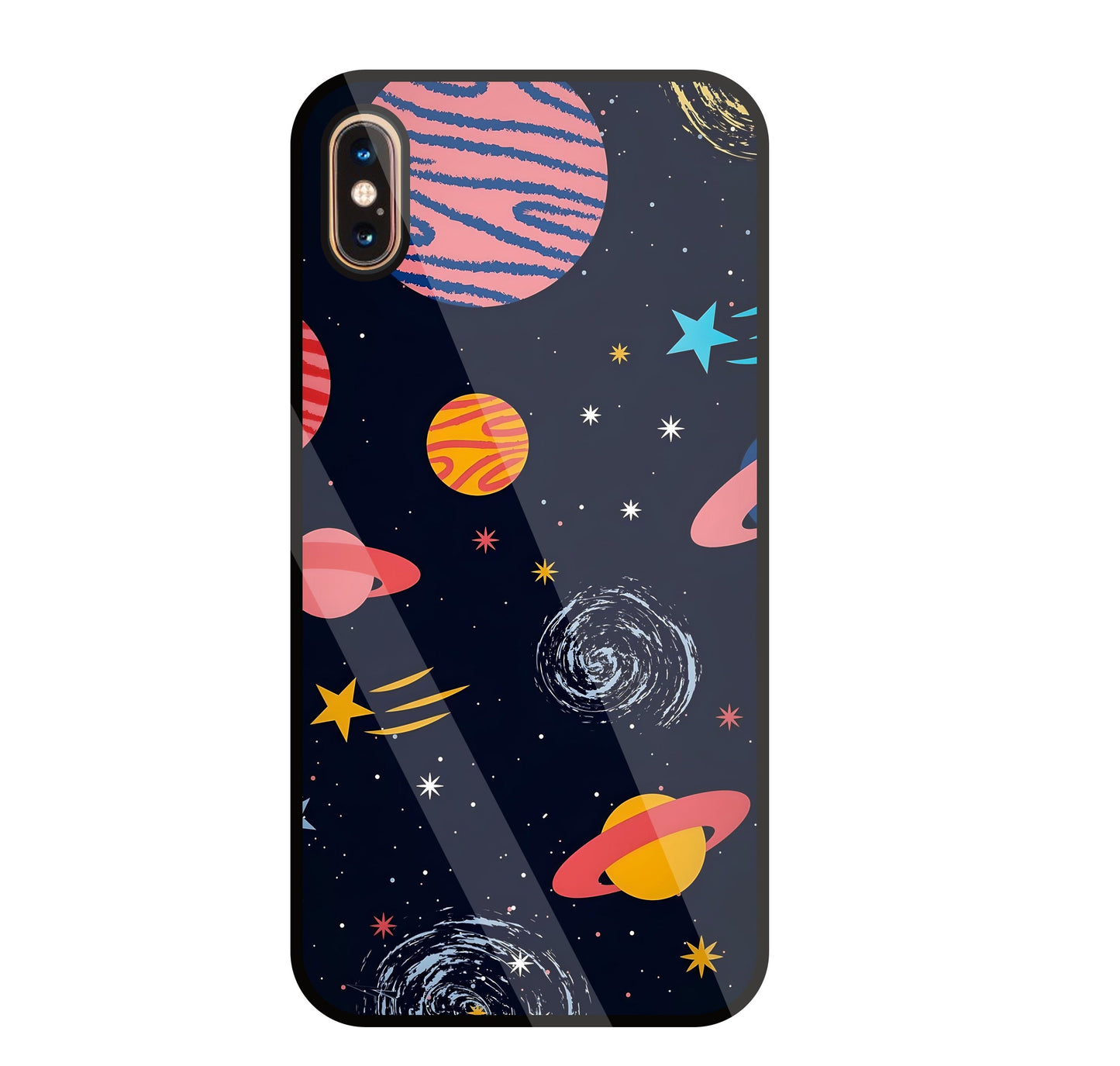Universe In Space Glass Case For Apple iPhone Xs Max