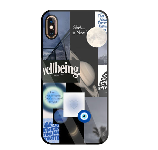WellBeing Glass Case For Apple iPhone Xs Max
