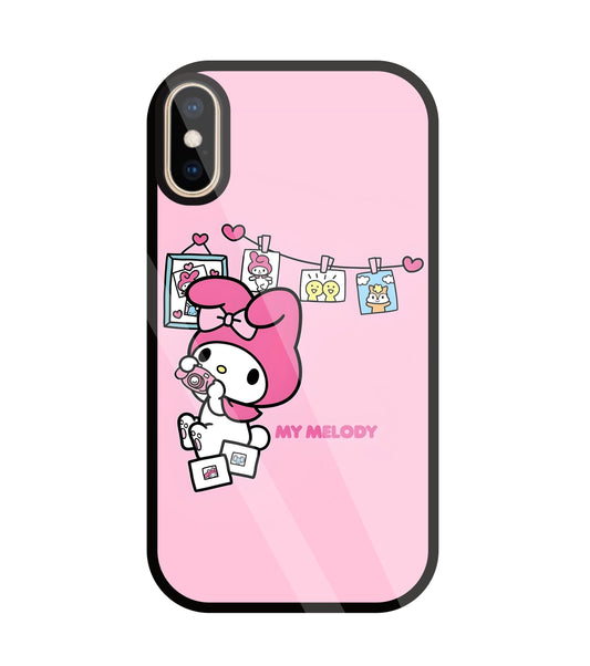 My Melody Glass Case For Apple iPhone Xs